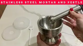 No Grinding Task Is Too Big Or Small For This Versatile Stainless Steel Mortar and Pestle