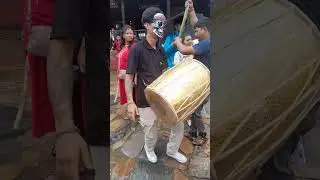 Big #dhimebaja #music  in Jatra