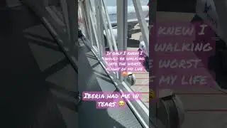 I was in tears by end of my Iberia flight #iberia #sucks #shorts #youtubeshorts #travel