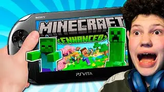 ЗАПРЕЩЕННЫЙ Майнкрафт на PS Vita - Minecraft Enhanced | Неркин | Реакция
