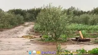 أمطار الخير حلت بمدينة مراكش هذه اكثر من تمانية سنوات لم تهطل بهذه الكمية 🌨️