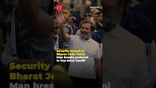 Security breach in Bharat Jodo Yatra: Man breaks protocol to hug Rahul Gandhi