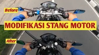 MODIFIKASI STANG MOTOR R25 UNTUK MT25
