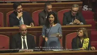Francesca La Marca - Intervento in Senato sul reciproco riconoscimento delle patenti di guida