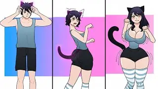 The Cutest Roommate Was Not Planned | TG TF Comic Dub 120