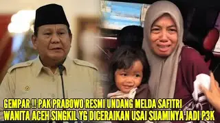 PAK PRABOWO RESMI MENGUNDANG MELDA SAFITRI KE ISTANA NEGARA WANITA VIRAL USAI DICERAIKAN SUAMINYA