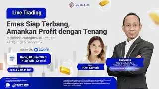 Emas Siap Terbang, Amankan Profit dengan Tenang! | Live Trading 18 Juni 2025
