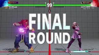 STREET FIGHTER V SandBag86 (Akuma) vs REDFLOWER (Karin)