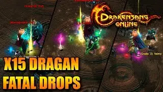 DRAKENSANG ONLINE | X15 DRAGAN FATAL DROPS + UNIQUES | DRAGAN EVENT 2017