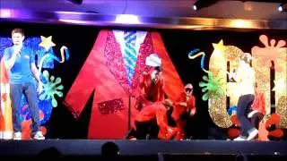 Redcoat Simon falling of the chair in Redcoat Gameshow - Butlins Bognor - July 2013