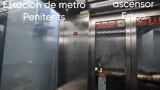 Ascensor gen&eacute;rico Ersce el&eacute;ctrico MRL en la estaci&oacute;n de metro Penitents