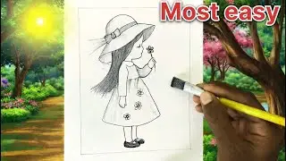 Simple & Easy Drawing ✅ Watch This Pencil Sketch Come to Life 🎨✨ | Amazing Drawing Art#drawing 