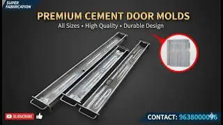 Cement Door Frame Mould 2025 🚪 | All Types Door Moulds |Cement Door Business Ideas|Super Fabrication