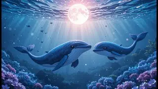 Whales Go Dancing Under the Moon | Ocean Animal Song for Kids | Nursery Rhymes & Songs for Children
