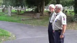 Herbert Garton Remembrance 15 September 2016 (Lowering of the Flag)