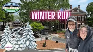 Winter Run in Dahlonega, Georgia | Freezing Morning Race & Small Town Charm