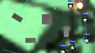 unity game ai fsm melee range unit prototype v 0.4