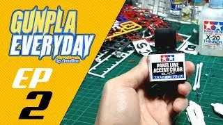 GUNPLA EVERYDAY EP2 สอนตัดเส้นกันพลาด้วย TAMIYA Panel Line Accent Color