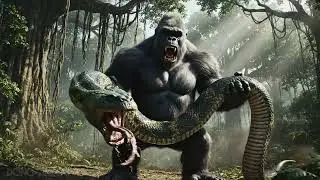 KING KONG vs TITAN ANACONDA | The 90-Meter Snake in the Jungle - The Deadliest Stranglehold!
