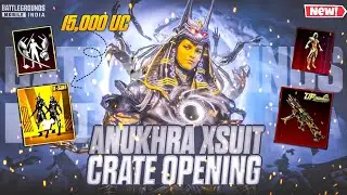 New ANUKHRA XSUIT Crate Opening 🤑 Bgmi | And Rp Giveaway Winner 🏆 Announce