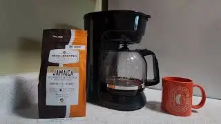 ASMR Coffee Pot Brewing &bull; Drip Coffee Brewing Sounds &ndash; Featuring Fresh Roasted Coffee Jamaica