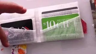 Transparent duct tape wallet
