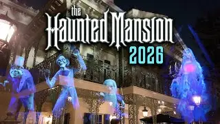 Haunted Mansion at Night | Disneyland | January Reopening | 4K