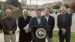 Governor Holds Press Conference to Highlight Delay in Flood Control Funding 12/23/08