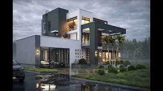 MODIFIED 4 BEDROOMED LUXURY HOUSE WITH PENT HOUSE -M.G
