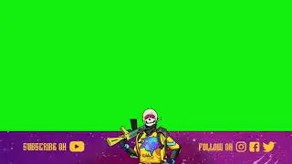 Free Animated Gaming Overlay | Green Screen Overlay |