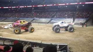 Monster truck rally at maverick center