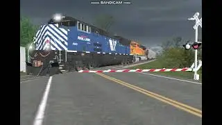TRS22 Ns 733 Heads South Empty Coal Train MRL 4302 SD70ACE In The Lead K5LLA!!!!