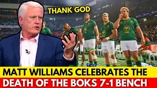 🚨UNBELIEVABLE WHAT MATT WILLIAMS JUST SAID ABOUT THE SPRINGBOKS | SPRINGBOKS NEWS
