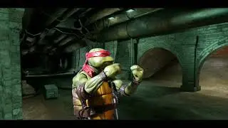 Teenage Mutant Ninja Turtles Stop Motion Fight Scene. Raphael vs. 2 Foot Soldiers