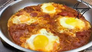 Потрясающая израильская яичница Шакшука рецепт вкусного завтрака