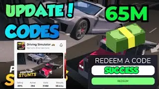 *NEW* UPDATE! CASH!!! CODES* Driving Simulator ROBLOX