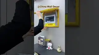 Hidden Safe Behind a Painting &ndash; Secret Storage Idea #HiddenStorage #SecretSafe #WallArt #SmartDesign