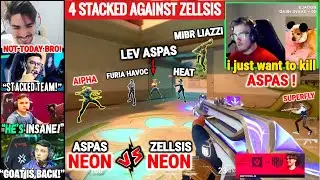 When LEV Aspas FURIA Havoc KRU Heat & MIBR liazzi Stacked Against SEN Zellsis Aipha & Sperfly Ranked