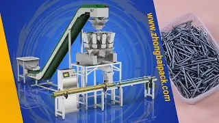 Automatic Nails Weighing Box Filling Packing Machine