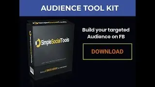 Simple Social Tools Launch Information on the Audience Tool kit For FB
