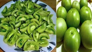 কাঁচা টমেটোর এই রেসিপি থাকলে একথালা গরম ভাত নিমেষেই শেষ হয়ে যাবে//Green Tomato Recipe 