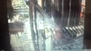 oilfield accident, driller bends monkey board with top drive