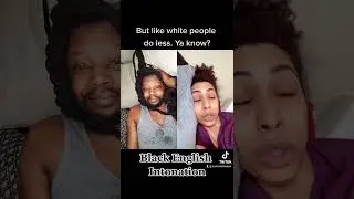Black English Is A Tonal Language... Don't @ Me