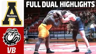 APPALACHIAN STATE vs GARDNER WEBB Men's College Wrestling Full Highlights 2025