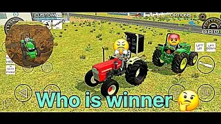 Tractor 🆚️ Tractor tochan challenge ||who is winner #indianviechelsimulator #gaming 