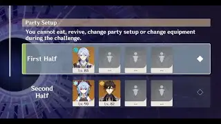 C0 Ayato R1 Blacksword Solo Abyss 2.6 FL12 Chamber 3-1