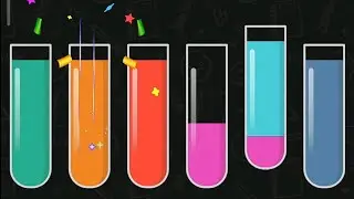 WATER COLOR SORT GAME 2022. 176-180 LEVELS COMPLETED..