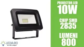 Proiector LED 10W 220V chip led SMD 2835 ledia.ro Sibiu