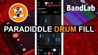 Создайте парадидл-барабанную партию в драм-машине в Bandlab