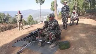 Nepal Army Danger  firing AK 47  /आर्मीको डरलाग्दो हतियार